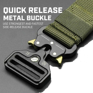 Waistband: Green Tactical Rescue Rigger Nylon Belt