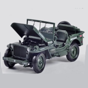 Tactical Military Model Old World War II Willis GP JEEPS Military Alloy Car Model Toys Gifts Boy Veh